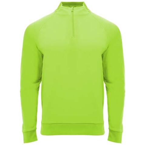 Epiro Half-Zip Sweatshirt für Kinder, Fluor Green bedrucken, Art.-Nr. K11155BN