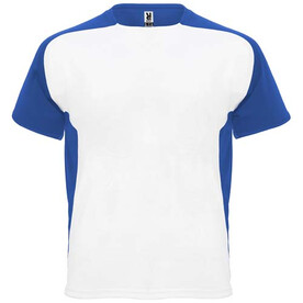 Bugatti Sport T-Shirt für Kinder, weiss, royalblau bedrucken, Art.-Nr. K63998QD