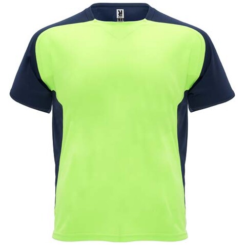 Bugatti Sport T-Shirt für Kinder, Fluor Green, Navy Blue bedrucken, Art.-Nr. K63998ZH Bugatti Sport T-Shirt für Kinder, Fluor Green, Navy Blue bedrucken, Art.-Nr. K63998ZH