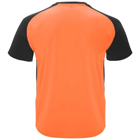 Bugatti Sport T-Shirt für Kinder, Fluor Orange, schwarz bedrucken, Art.-Nr. K63999AD