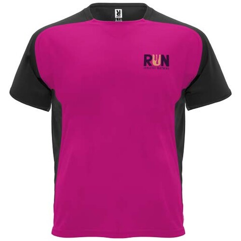 Bugatti Sport T-Shirt für Kinder, fuchsia, schwarz bedrucken, Art.-Nr. K63999CH