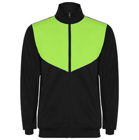 Evans Trainingsanzug für Kinder, schwarz, limone bedrucken, Art.-Nr. K64028PD