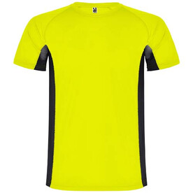 Shanghai Sport T-Shirt für Kinder, Fluor Yellow, schwarz bedrucken, Art.-Nr. K65958YD Shanghai Sport T-Shirt für Kinder, Fluor Yellow, schwarz bedrucken, Art.-Nr. K65958YD