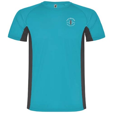 Shanghai Sport T-Shirt für Kinder, türkis, Dark Lead bedrucken, Art.-Nr. K65959FD Shanghai Sport T-Shirt für Kinder, türkis, Dark Lead bedrucken, Art.-Nr. K65959FD