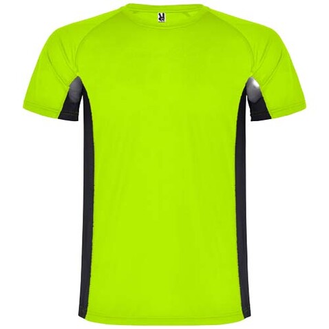 Shanghai Sport T-Shirt für Kinder, Fluor Green, schwarz bedrucken, Art.-Nr. K65959GO