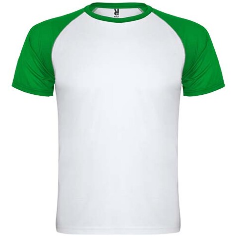 Indianapolis Sport T-Shirt für Kinder, weiss, farngrün bedrucken, Art.-Nr. K66508WD