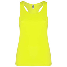 Schura Sport Top für Damen, Fluor Yellow bedrucken, Art.-Nr. R03491C1 Schura Sport Top für Damen, Fluor Yellow bedrucken, Art.-Nr. R03491C1
