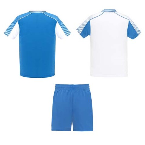Juve Sport-Set Unisex, weiss, royalblau bedrucken, Art.-Nr. R05258Q1