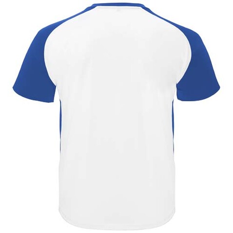 Bugatti T-Shirt Unisex aus recyceltem Material, weiss, royalblau bedrucken, Art.-Nr. R63998Q1
