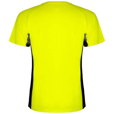 Shanghai Sport T-Shirt für Herren, Fluor Yellow, schwarz bedrucken, Art.-Nr. R65958Y1