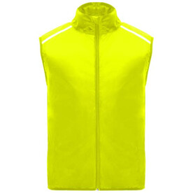 Jannu leichte Laufweste Unisex, Fluor Yellow bedrucken, Art.-Nr. R66841C0