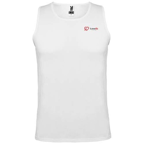 Andre Sport Top für Kinder, weiss bedrucken, Art.-Nr. K03501ZG