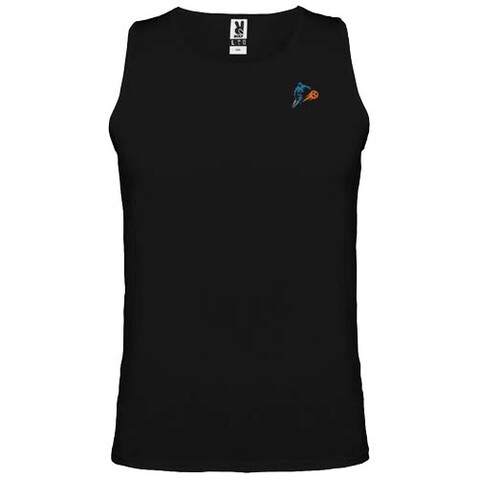 Andre Sport Top für Kinder, schwarz bedrucken, Art.-Nr. K03503OC