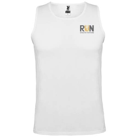 Andre Sport Top für Herren, weiss bedrucken, Art.-Nr. R03501Z5