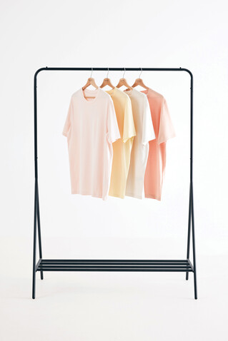 Iqoniq Sierra Lightweight T-Shirt aus recycelter Baumwolle cloud pink bedrucken, Art.-Nr. T9104.039.S