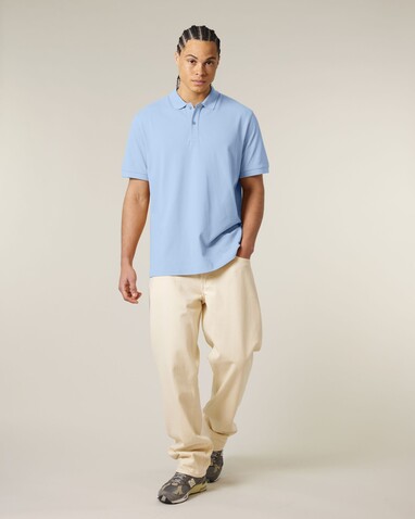 Prepster 2.0 - Das Unisex-Polo - Blue Soul - M bedrucken, Art.-Nr. STPU222C1491M Prepster 2.0 - Das Unisex-Polo - Blue Soul - M bedrucken, Art.-Nr. STPU222C1491M