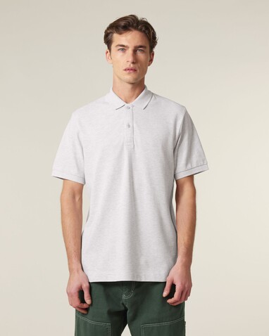 Prepster 2.0 - Das Unisex-Polo - Cool Heather Grey - XXL bedrucken, Art.-Nr. STPU222C1462X