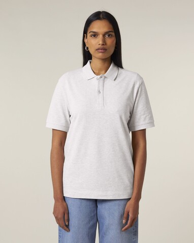 Prepster 2.0 - Das Unisex-Polo - Cool Heather Grey - 3XL bedrucken, Art.-Nr. STPU222C1463X