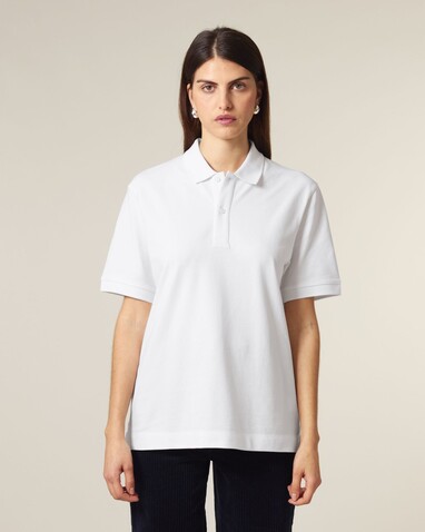 Prepster 2.0 - Das Unisex-Polo - White - L bedrucken, Art.-Nr. STPU222C0011L