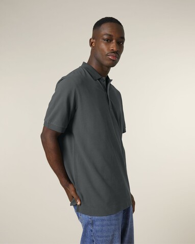 Prepster 2.0 - Das Unisex-Polo - Anthracite - M bedrucken, Art.-Nr. STPU222C2531M