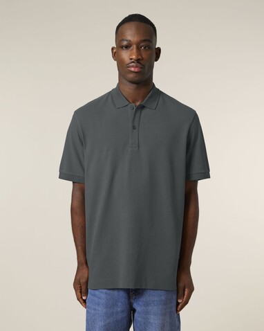 Prepster 2.0 - Das Unisex-Polo - Anthracite - M bedrucken, Art.-Nr. STPU222C2531M