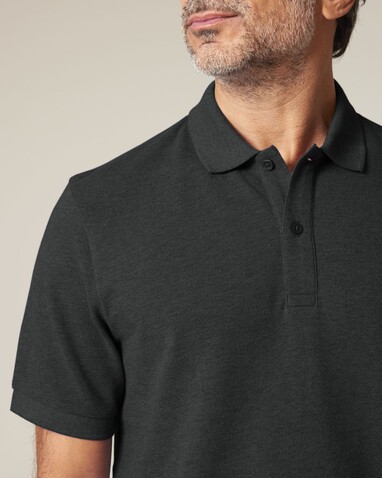 Prepster 2.0 - Das Unisex-Polo - Dark Heather Grey - M bedrucken, Art.-Nr. STPU222C6511M Prepster 2.0 - Das Unisex-Polo - Dark Heather Grey - M bedrucken, Art.-Nr. STPU222C6511M