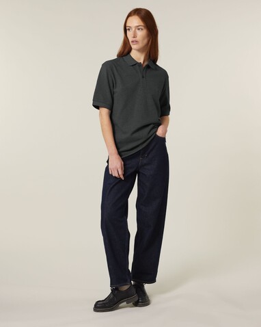 Prepster 2.0 - Das Unisex-Polo - Dark Heather Grey - XL bedrucken, Art.-Nr. STPU222C6511X Prepster 2.0 - Das Unisex-Polo - Dark Heather Grey - XL bedrucken, Art.-Nr. STPU222C6511X