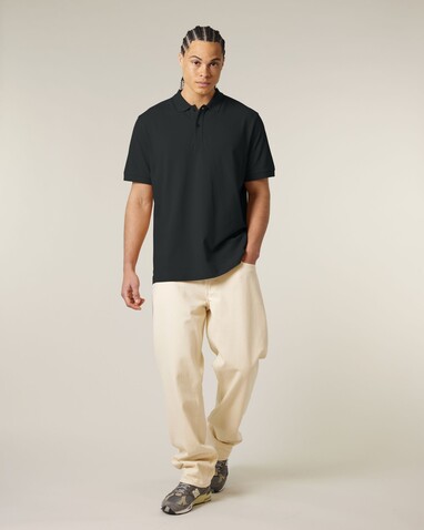 Prepster 2.0 - Das Unisex-Polo - Black - 3XL bedrucken, Art.-Nr. STPU222C0023X