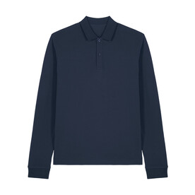 Prepster 2.0 Long Sleeve - Unisex-Poloshirt mit Langarm - French Navy - 3XL bedrucken, Art.-Nr. STPU223C7273X