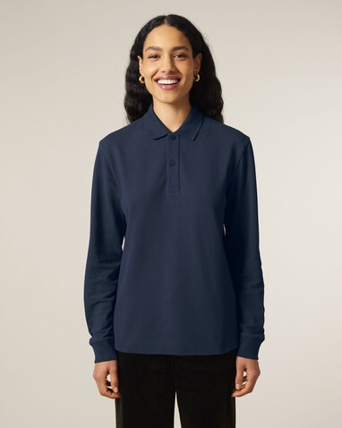 Prepster 2.0 Long Sleeve - French Navy - 3XL bedrucken, Art.-Nr. STPU223C7273X