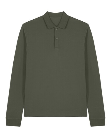 Prepster 2.0 Long Sleeve - Das Langarm-Unisex-Polo - Khaki - XXS bedrucken, Art.-Nr. STPU223C2232S Prepster 2.0 Long Sleeve - Das Langarm-Unisex-Polo - Khaki - XXS bedrucken, Art.-Nr. STPU223C2232S