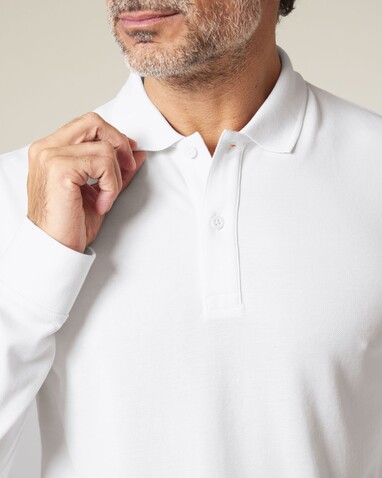 Prepster 2.0 Long Sleeve - White - M bedrucken, Art.-Nr. STPU223C0011M