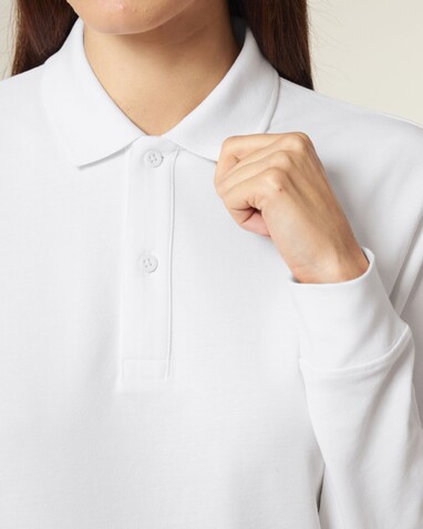 Prepster 2.0 Long Sleeve - Das Langarm-Unisex-Polo - White - S bedrucken, Art.-Nr. STPU223C0011S Prepster 2.0 Long Sleeve - Das Langarm-Unisex-Polo - White - S bedrucken, Art.-Nr. STPU223C0011S
