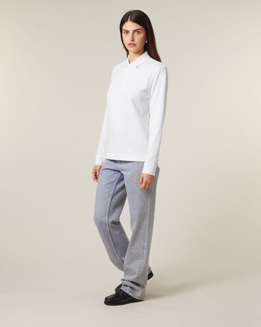 Prepster 2.0 Long Sleeve - White - M bedrucken, Art.-Nr. STPU223C0011M
