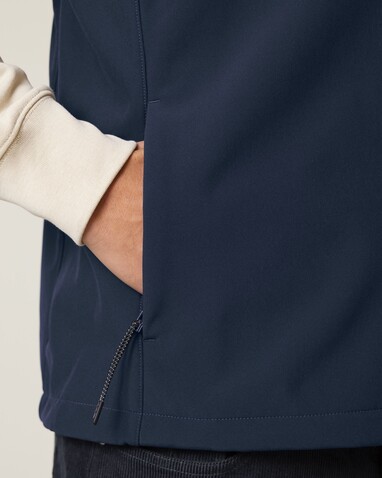 Stanley Trail Blazer - Die Herren-Softshellweste - French Navy - M bedrucken, Art.-Nr. STJM235C7271M