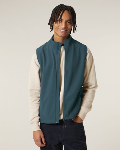 Stanley Trail Blazer - Die Herren-Softshellweste - Stargazer - M bedrucken, Art.-Nr. STJM235C7021M
