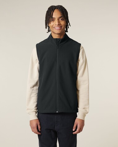 Stanley Trail Blazer - Die Herren-Softshellweste - Black - 3XL bedrucken, Art.-Nr. STJM235C0023X