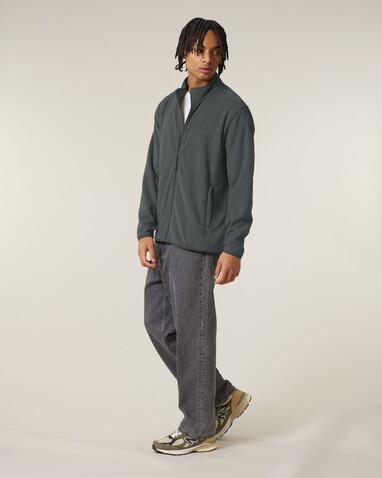 Stanley Guider - Die Herren-Fleecejacke - Anthracite - L bedrucken, Art.-Nr. STJM238C2531L
