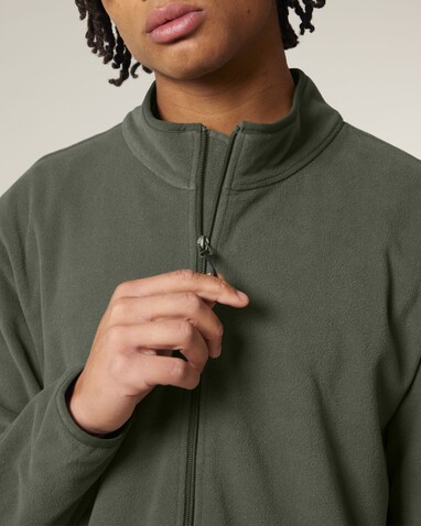 Stanley Guider - Die Herren-Fleecejacke - Khaki - 3XL bedrucken, Art.-Nr. STJM238C2233X
