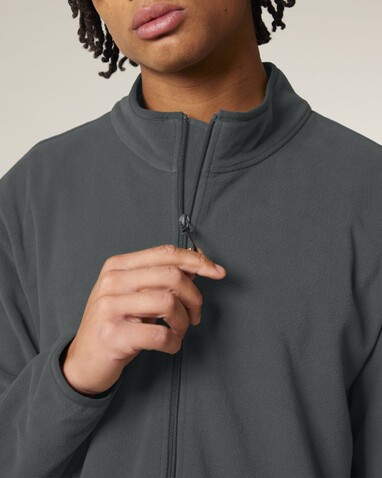 Stanley Guider - Die Herren-Fleecejacke - Anthracite - L bedrucken, Art.-Nr. STJM238C2531L