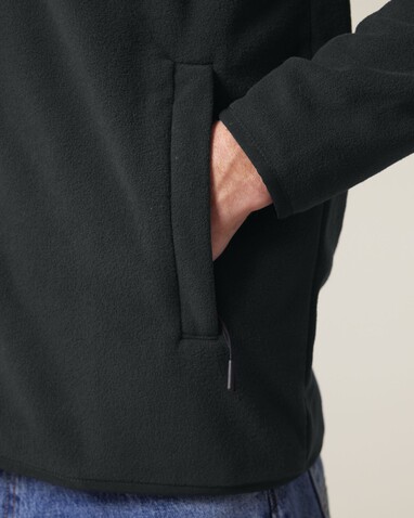 Stanley Guider - Die Herren-Fleecejacke - Black - 4XL bedrucken, Art.-Nr. STJM238C0024X