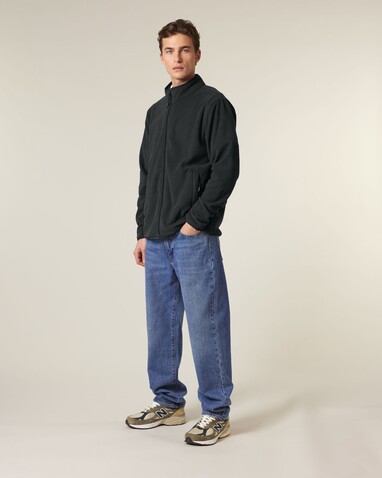 Stanley Guider - Die Herren-Fleecejacke - Black - S bedrucken, Art.-Nr. STJM238C0021S