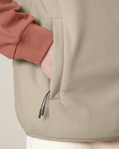 Stanley Quester - Die Herren-Fleeceweste - Desert Dust - XXL bedrucken, Art.-Nr. STJM240C0282X