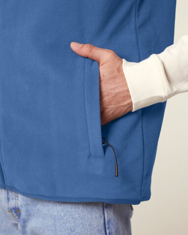 Stanley Quester - Die Herren-Fleeceweste - Mindful Blue - 3XL bedrucken, Art.-Nr. STJM240C7293X