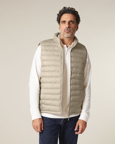 Stanley Climber - Herren-Steppweste - Desert Dust - S bedrucken, Art.-Nr. STJM836C0281S