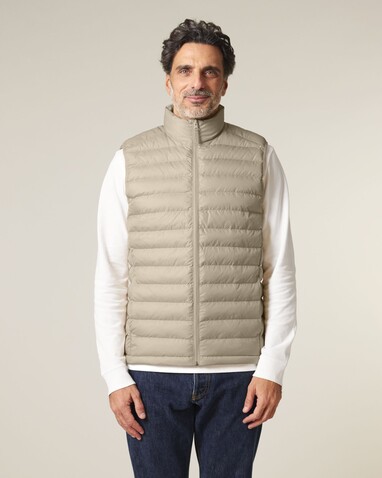 Stanley Climber - Herren-Steppweste - Desert Dust - S bedrucken, Art.-Nr. STJM836C0281S