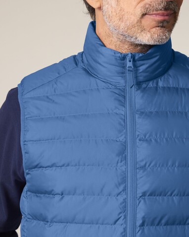 Stanley Climber - Herren-Steppweste - Mindful Blue - S bedrucken, Art.-Nr. STJM836C7291S