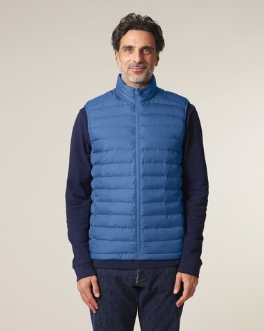 Stanley Climber - Herren-Steppweste - Mindful Blue - S bedrucken, Art.-Nr. STJM836C7291S