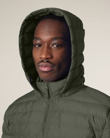 Stanley Voyager - Wattierte Herren Steppjacke - Khaki - M bedrucken, Art.-Nr. STJM837C2231M