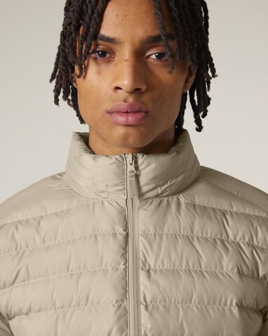 Stanley Voyager - Wattierte Herren Steppjacke - Desert Dust - L bedrucken, Art.-Nr. STJM837C0281L